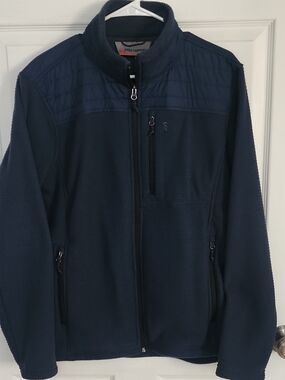 Free Country Men's Navy Full-Zip Lightweight Jacket